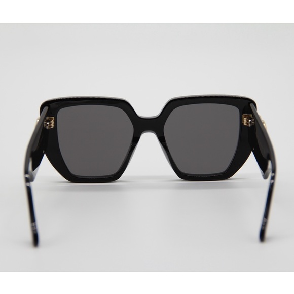 NEW GUCCI GG0956S 003 BLACK OVERSIZED WOMEN’S SUNGLASSES GUCCI - Picture 9 of 14